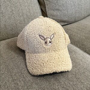 Pokemon Eevee Sherpa Embroidered Snapback Hat